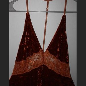 Free people halter blouse dress!